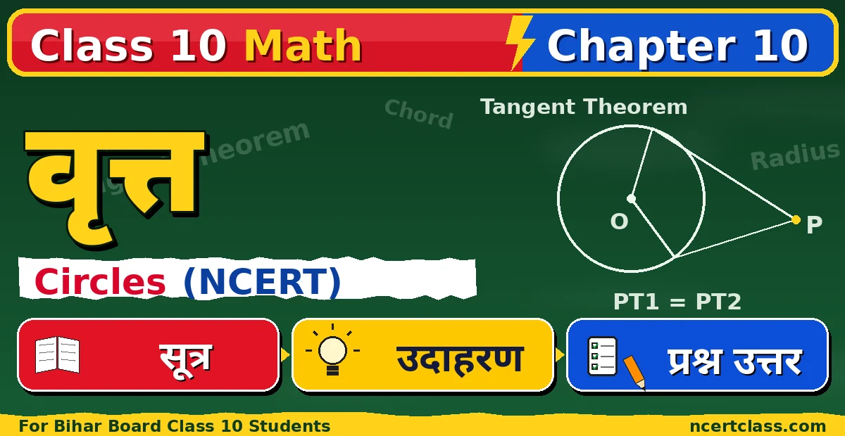 Class 10 Math Chapter 10 Circles NCERT Solutions in Hindi